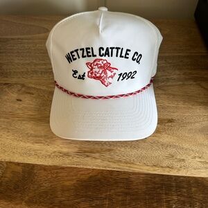 Wetzel Cattle Co. White Trucker Hat